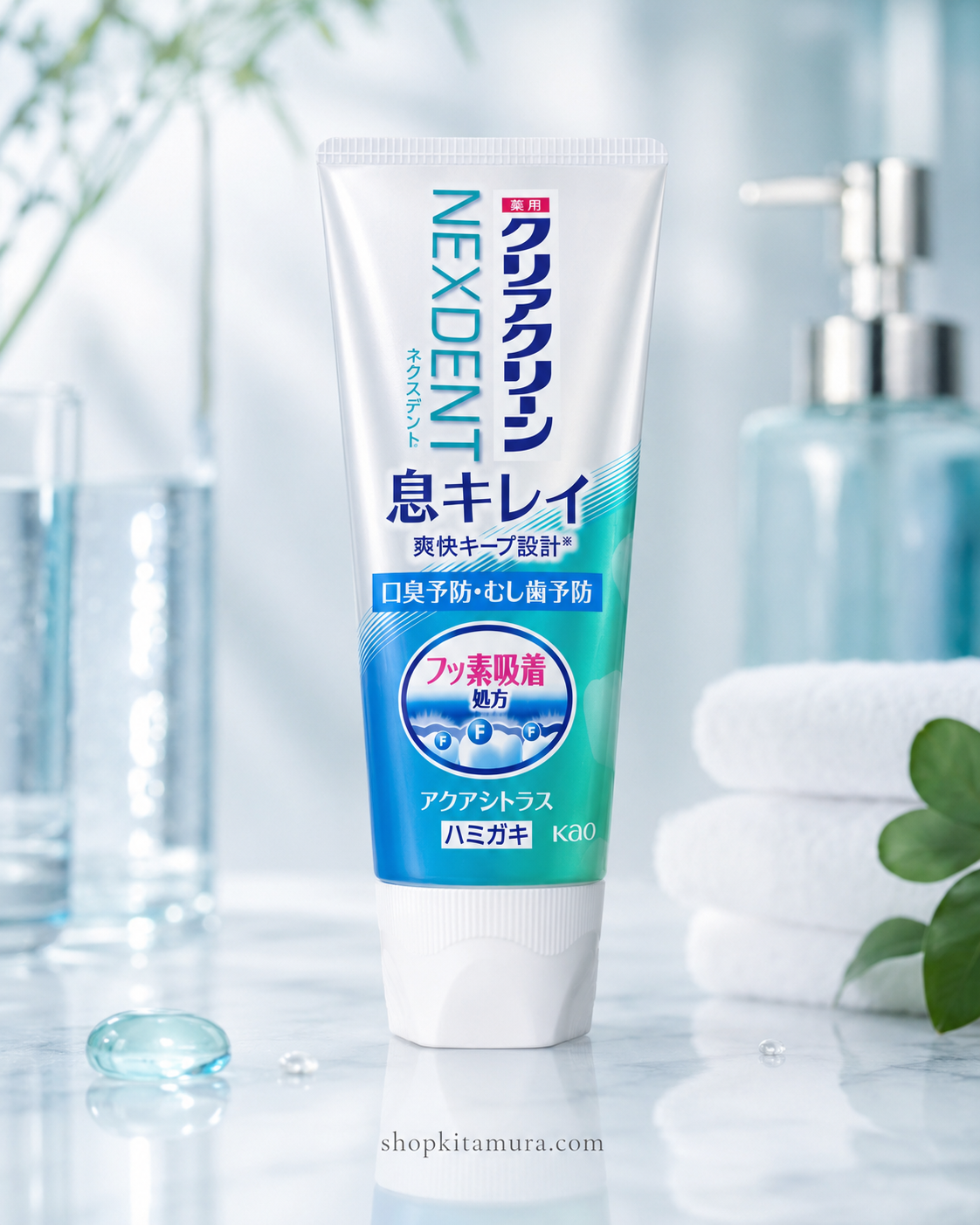 Kao Clear Clean NEXDENT Breath Fresh Aqua Citrus Toothpaste – 110g
