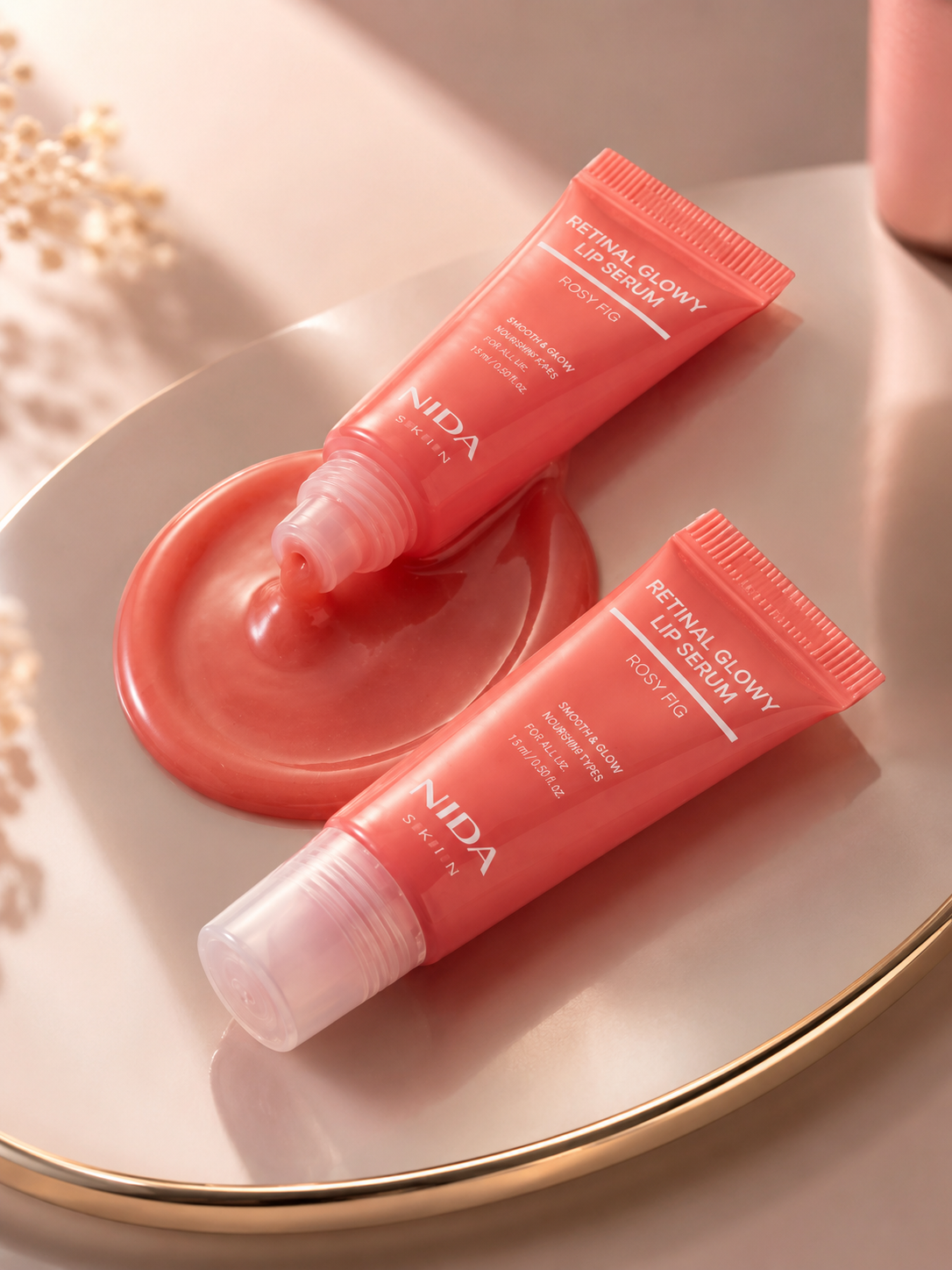 NIDA Retinal Glowy Lip Serum – Rosy Fig