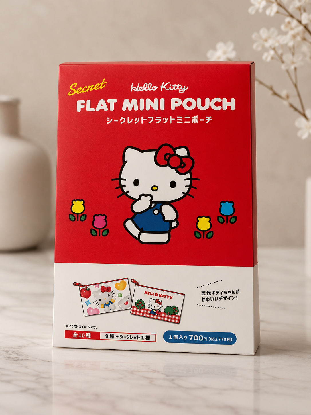 Hello Kitty Secret Flat Mini Pouch (Blind Box)