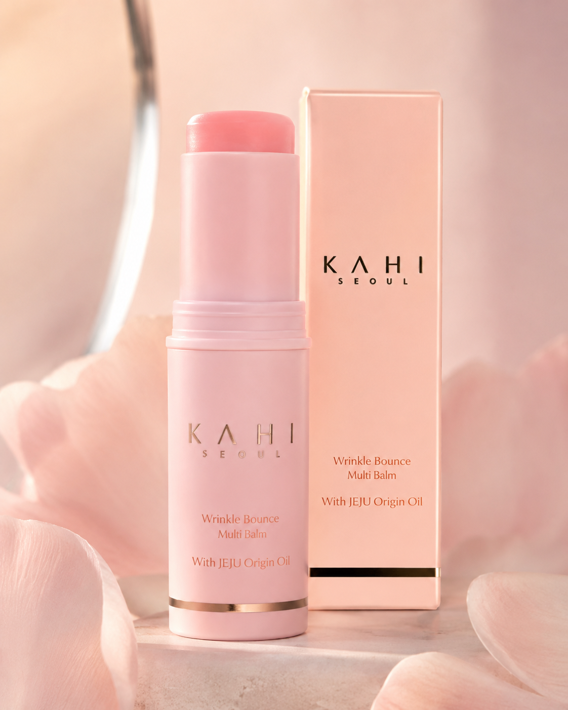 KAHI Wrinkle Bounce Multi Balm with Jeju Origin Oil – Hydrating Anti-Wrinkle Balm Stick (9g)