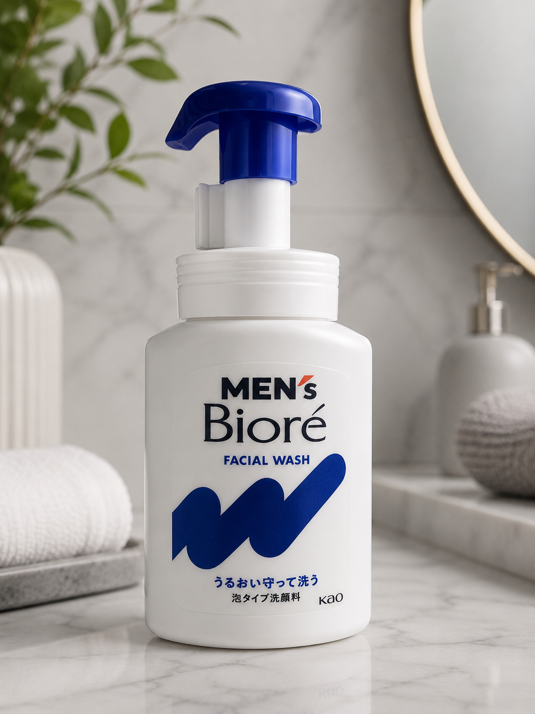 Men’s Biore Foaming Facial Wash – Deep Cleansing & Hydrating Face Cleanser for Men