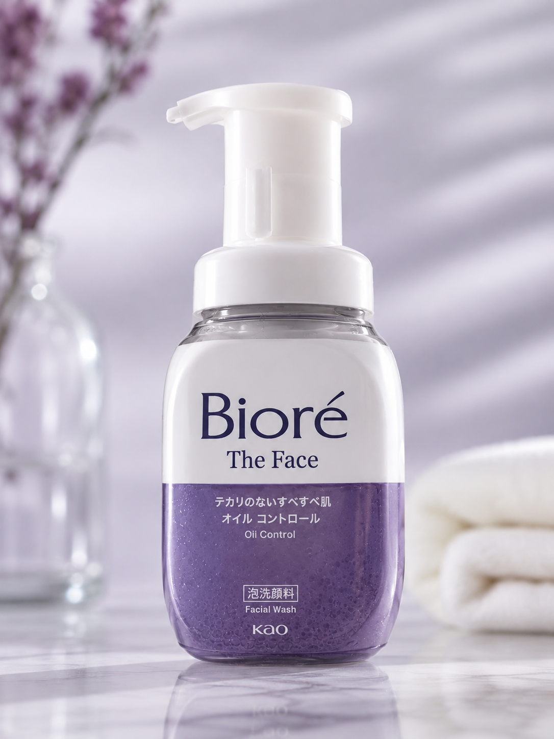 Biore The Face Oil Control Facial Wash Foam – Deep Cleansing & Shine Control Cleanser