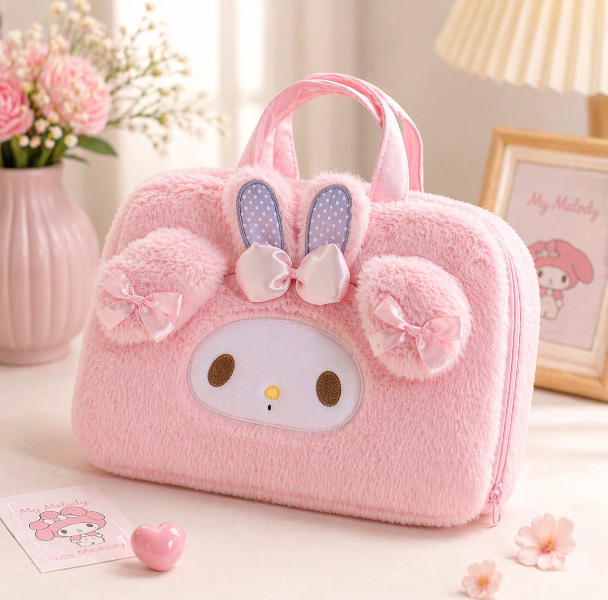 Kawaii Cartoon My melody Laptop Bag