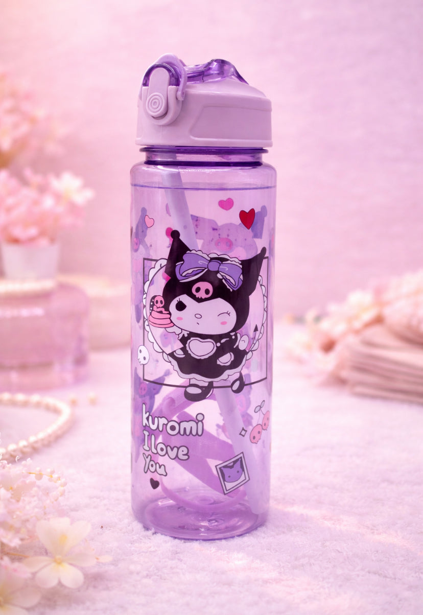 800ML Kuromi Character Portable Bottle