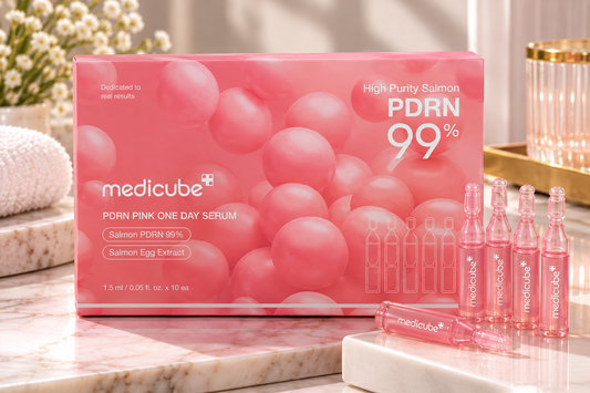 Medicube PDRN Pink One Day Serum – 10 Ampoules