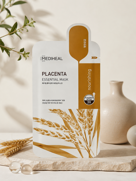 MEDIHEAL Placenta Essential Mask – Nourishing Sheet Mask

Nourishing Care | Hydration | Healthy-Looking Glow