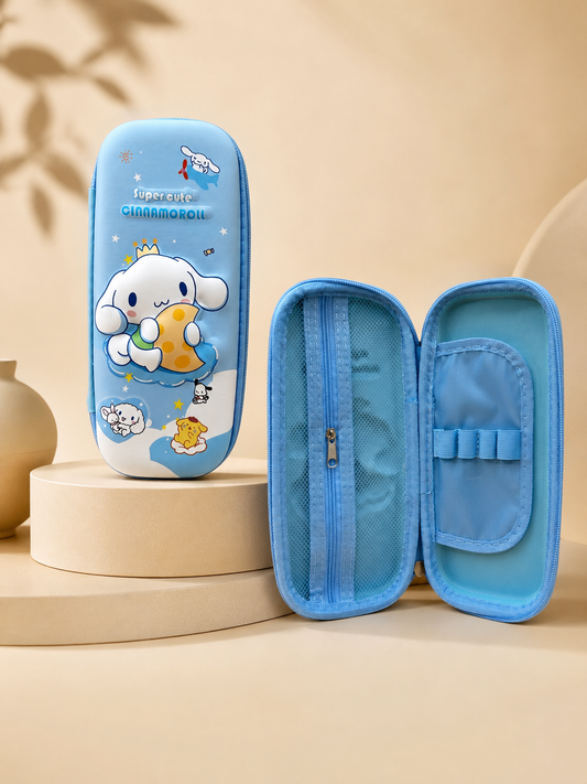 Cinnamoroll Hard Shell Pencil Case – Large Capacity Kawaii Organizer