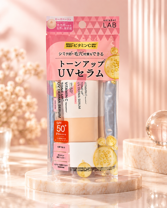 UNLABEL LAB V Tone Up UV Serum – Rose Beige SPF50+ PA++++ 30g