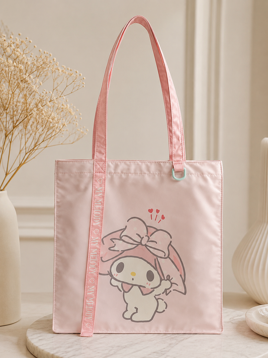 My Melody Pink Tote Bag – Large Capacity Cute Shoulder Bag