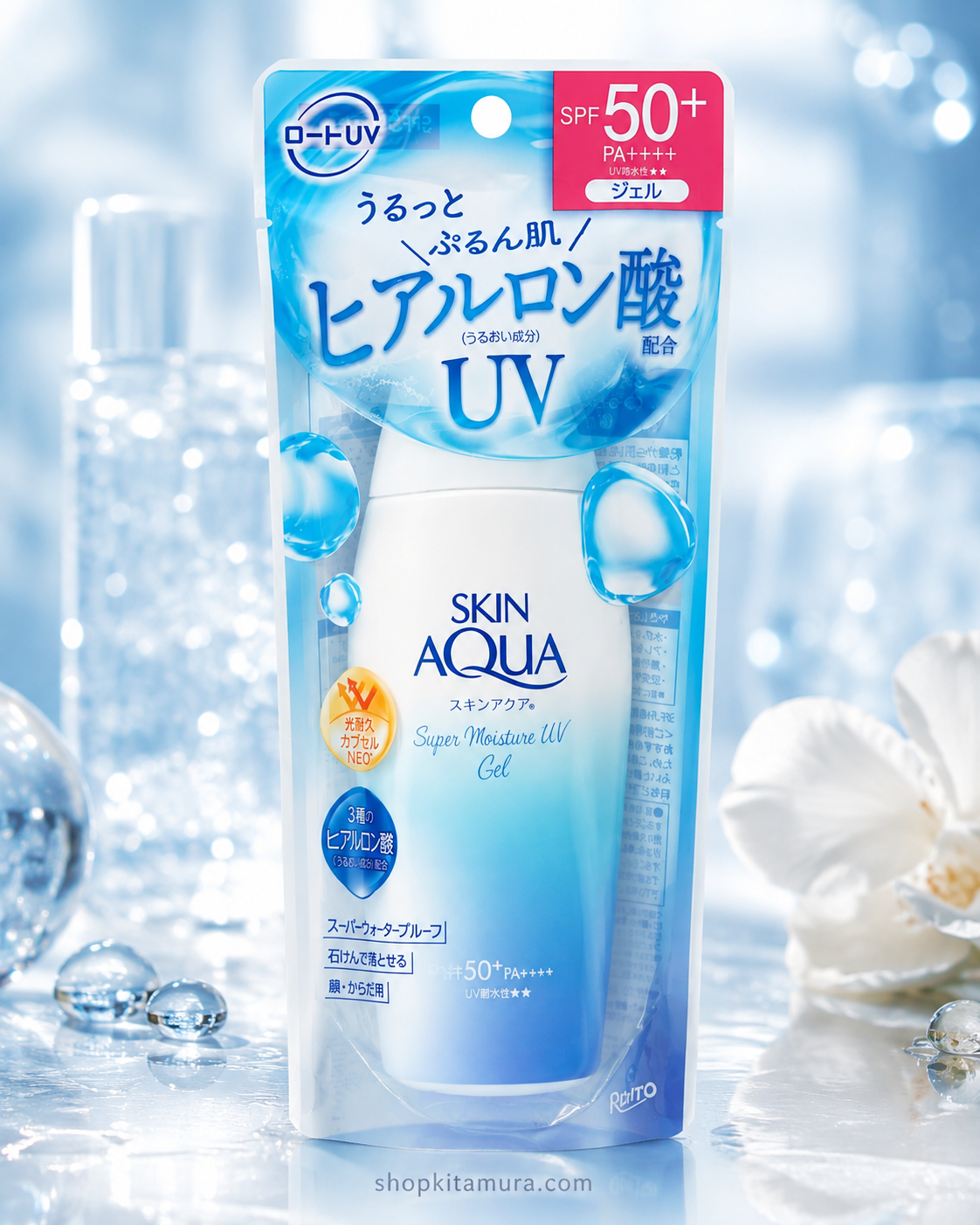 Rohto Skin Aqua Super Moisture UV Gel SPF50+ PA++++ – 110g