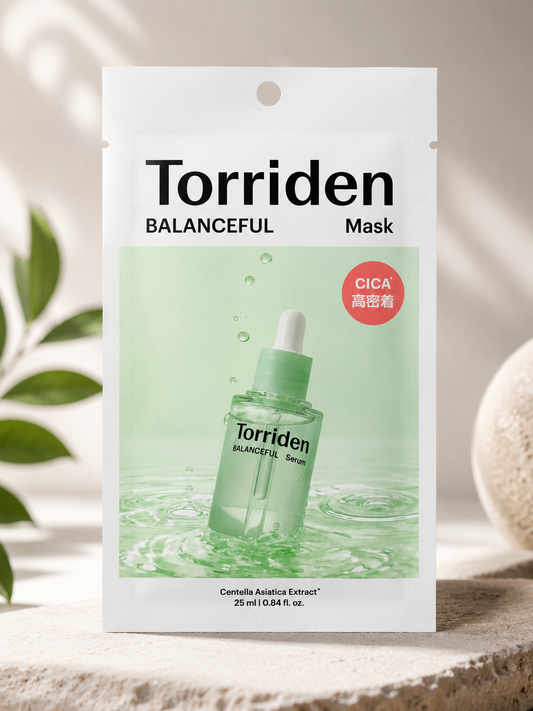Torriden BALANCEFUL Cica Soothing Sheet Mask – Centella Asiatica Extract 25ml