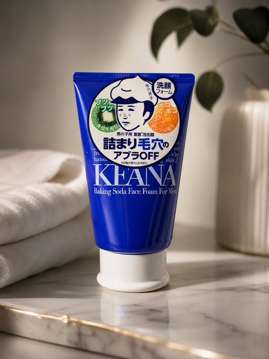 KEANA Baking Soda Face Foam For Men – Deep Pore Cleansing Facial Wash 100g