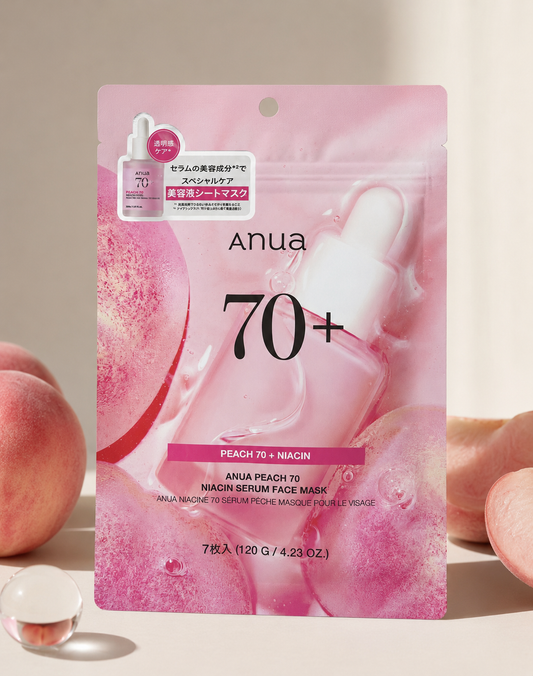 Anua Peach 70 + Niacin Serum Face Mask (7 Sheets)