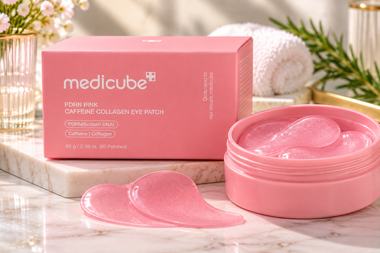 Medicube PDRN Pink Caffeine Collagen Eye Patch – 60 Patches
