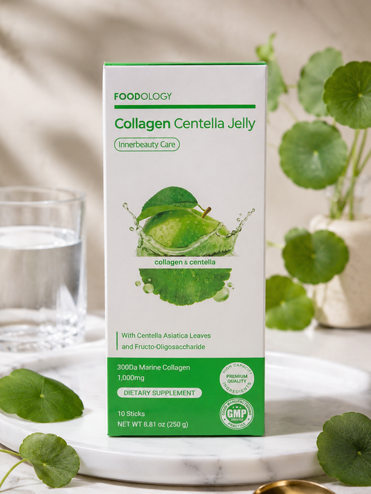 FOODOLOGY Collagen Centella Jelly – Inner Beauty Care (10 Sticks)