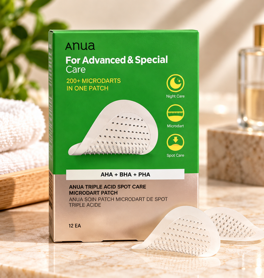 Anua Triple Acid Spot Care Microdart Patch – 12 EA