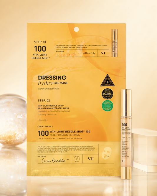 VT COSMETICS Vita-Light Reedle Shot 100 2-Step Hydrogel Mask