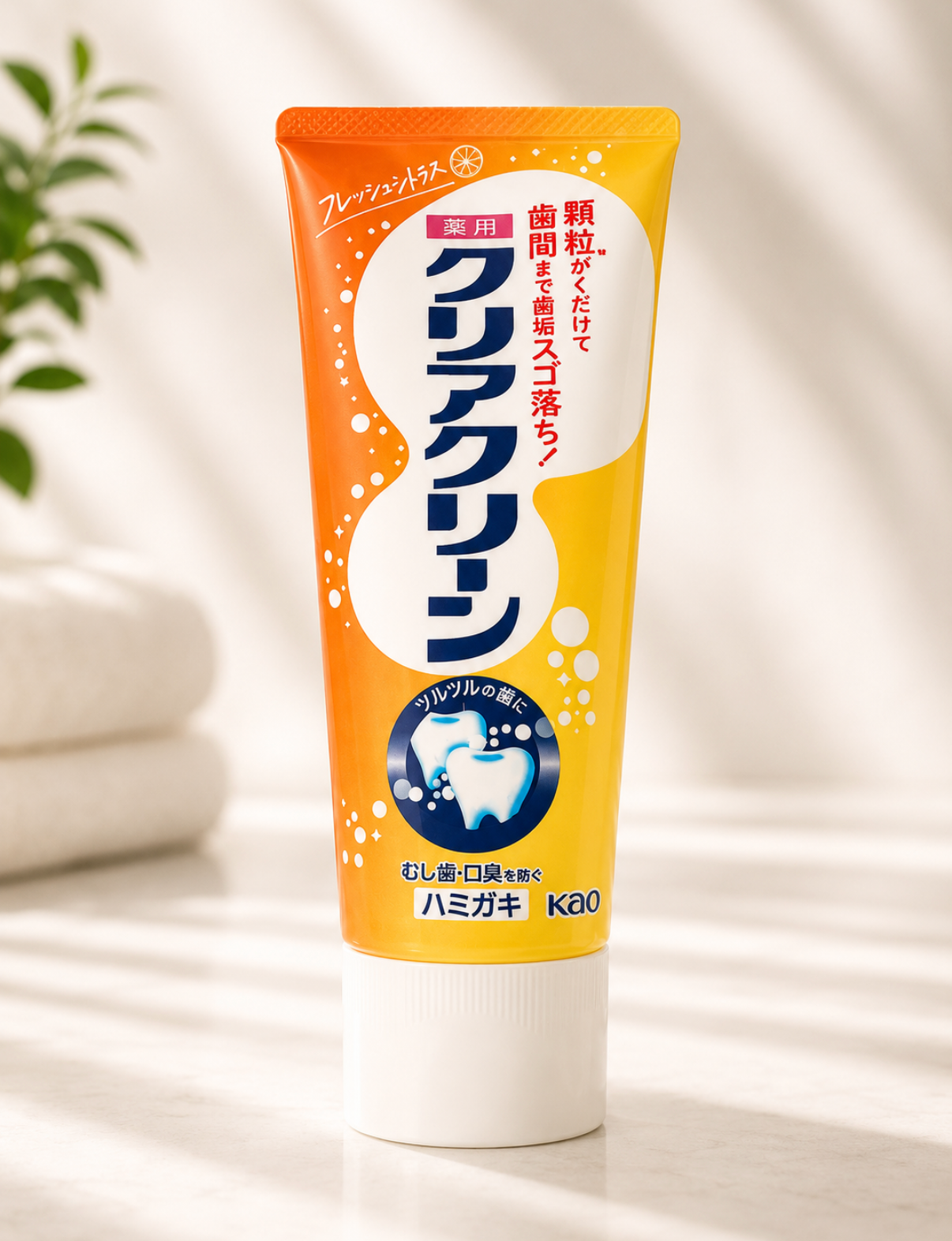 Kao Clear Clean Medicated Toothpaste – Fresh Citrus