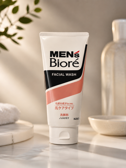 MEN’s Biore Facial Wash Skin Care Type – Moisturizing Face Cleanser 130g