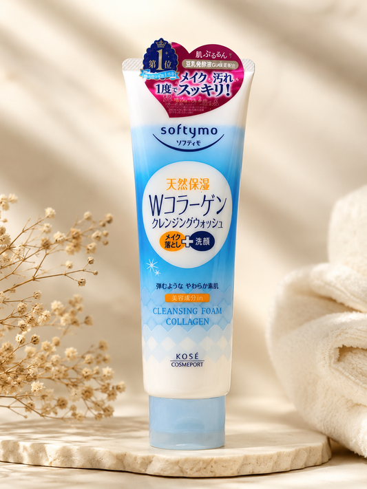 Softymo Collagen Cleansing Foam Makeup Remover & Face Wash 190g – KOSÉ Cosmeport