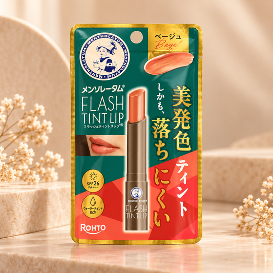 Mentholatum Flash Tint Lip – Beige SPF26 PA+++ 2g