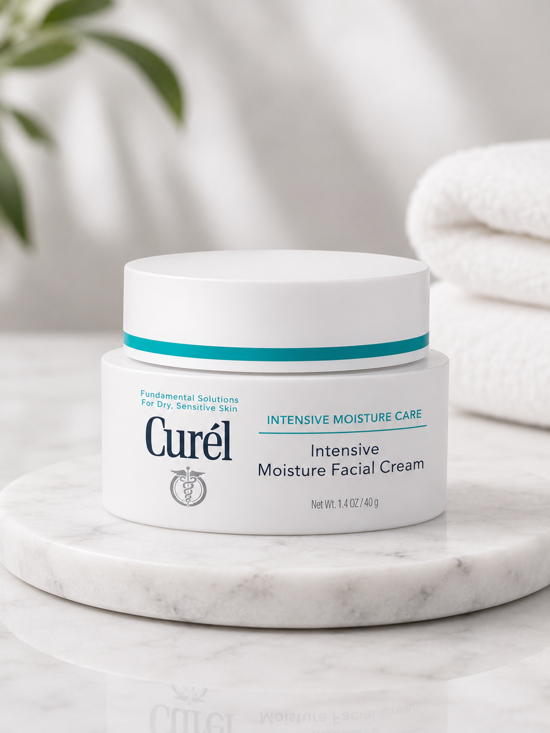 Curél Intensive Moisture Facial Cream | Ceramide Moisturizer for Dry & Sensitive Skin | 40g