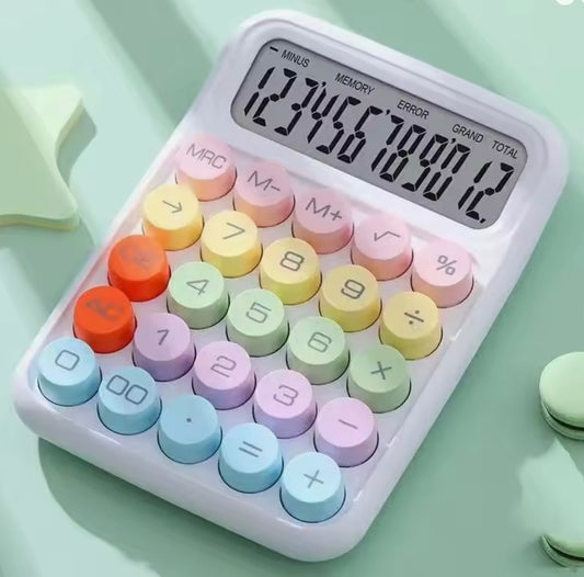 1pc Cute Candy Color Calculator