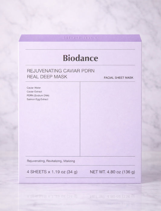 BIODANCE Rejuvenating Caviar PDRN Real Mask (1 Box – 4 Sheets)