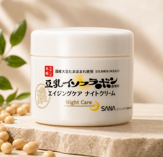 SANA - Soy Milk Wrinkle Care Night Cream White