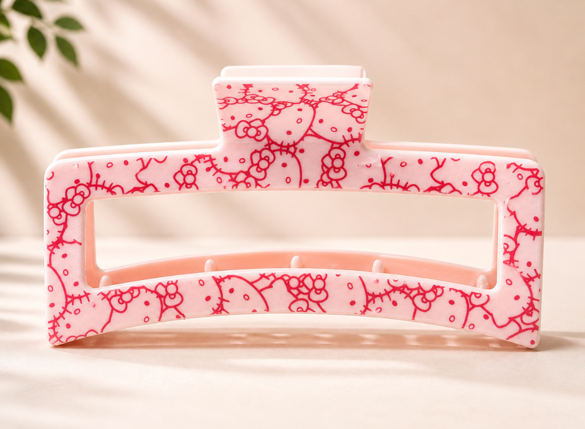 Hello Kitty x /kit.sch/ Recycled Plastic Jumbo Claw clip