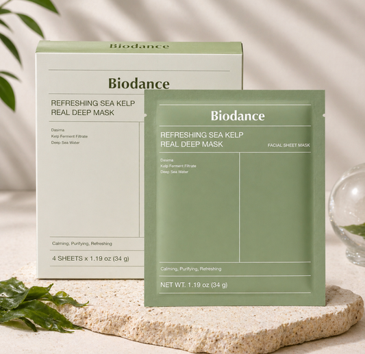 BIODANCE Refreshing Sea Kelp Real Deep Mask - 1 Box (4 Sheets)