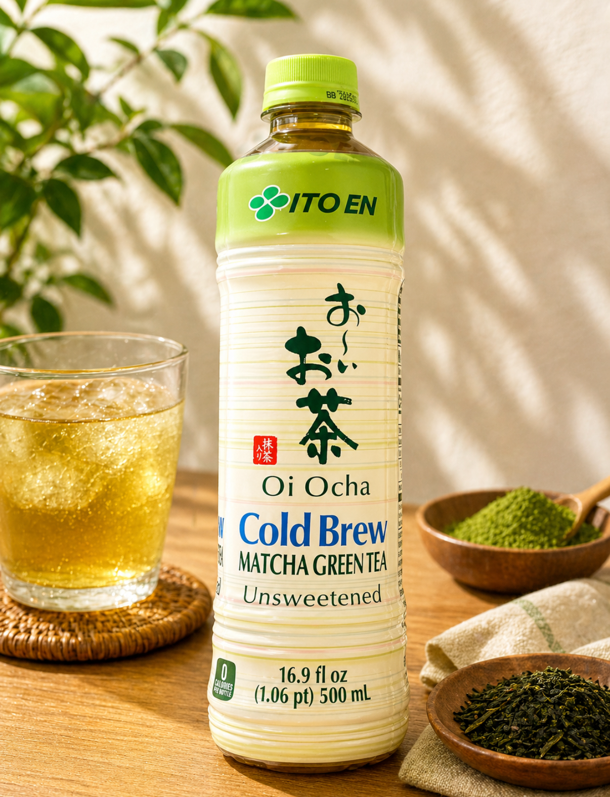 ITO EN Oi Cha Cold Brew Matcha Green Tea - Unsweetened