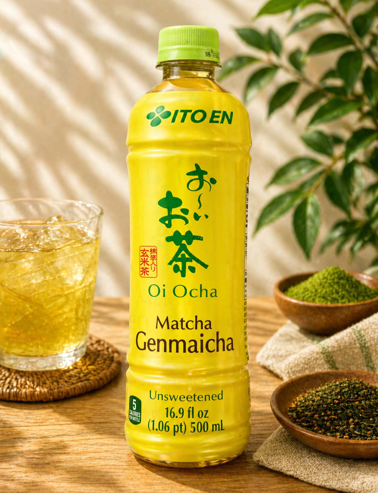 ITO EN Oi Cha Matcha Genmaicha - Unsweetened