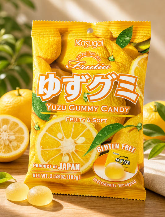 KASUGAI Frutia Yuzu Gummy Candy