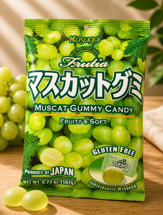 KASUGAI Frutia Muscat Gummy Candy